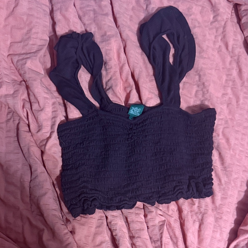 Smocked Crop Top